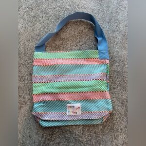 Multi-Color Woven Crossbody Bag